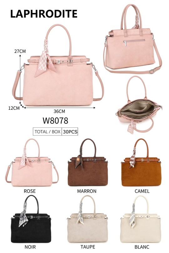 Sacs à main Maroquinerie Rose MILANO BAG W8078 Efashion Paris