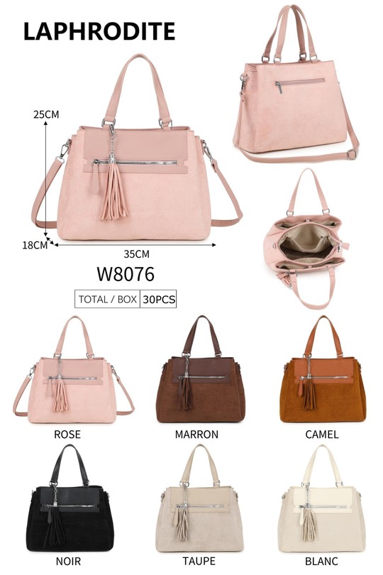 Sacs à main Maroquinerie Rose MILANO BAG W8076 Efashion Paris