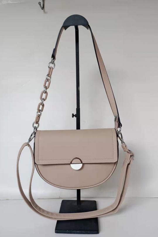 Sacs à bandoulière Maroquinerie Taupe clair MILANO BAG L399 Efashion Paris