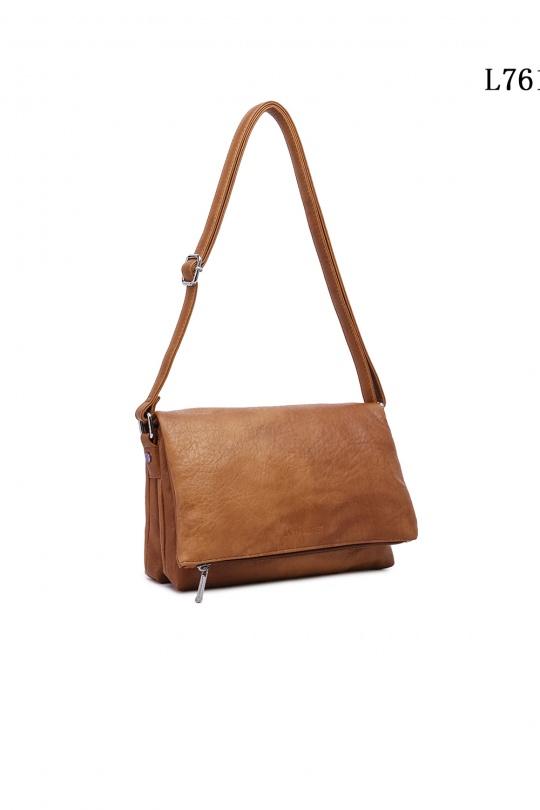 Sacs à bandoulière Maroquinerie Camel MILANO BAG L761 Efashion Paris