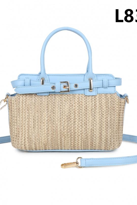 Sacs à main Maroquinerie Bleu clair MILANO BAG L838 Efashion Paris