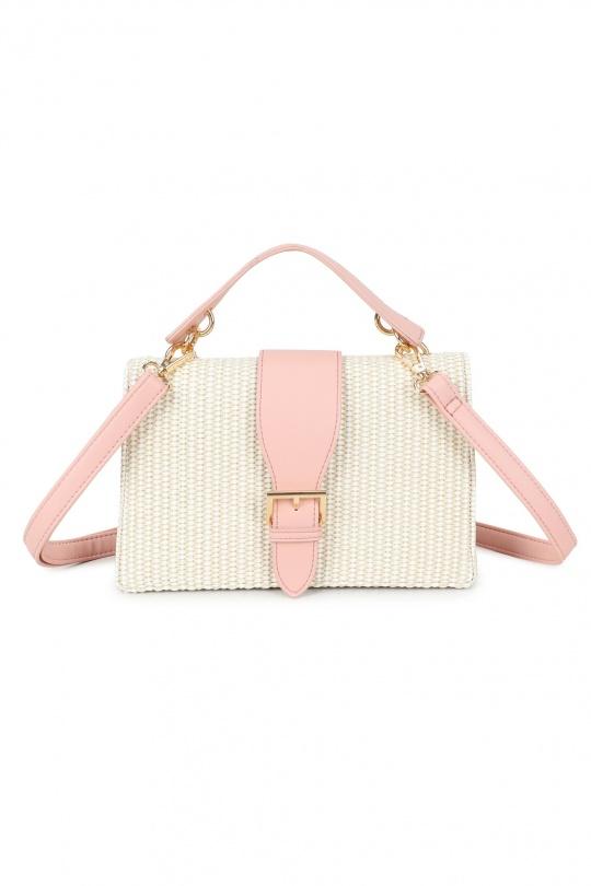 Sacs à main Maroquinerie Rose MILANO BAG L876 Efashion Paris