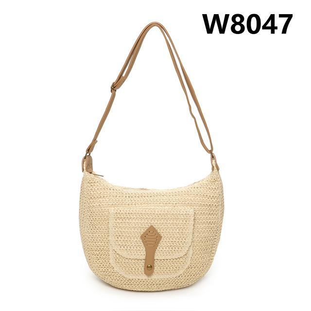 Sacs à bandoulière Maroquinerie Beige MILANO BAG W8047 #c Efashion Paris