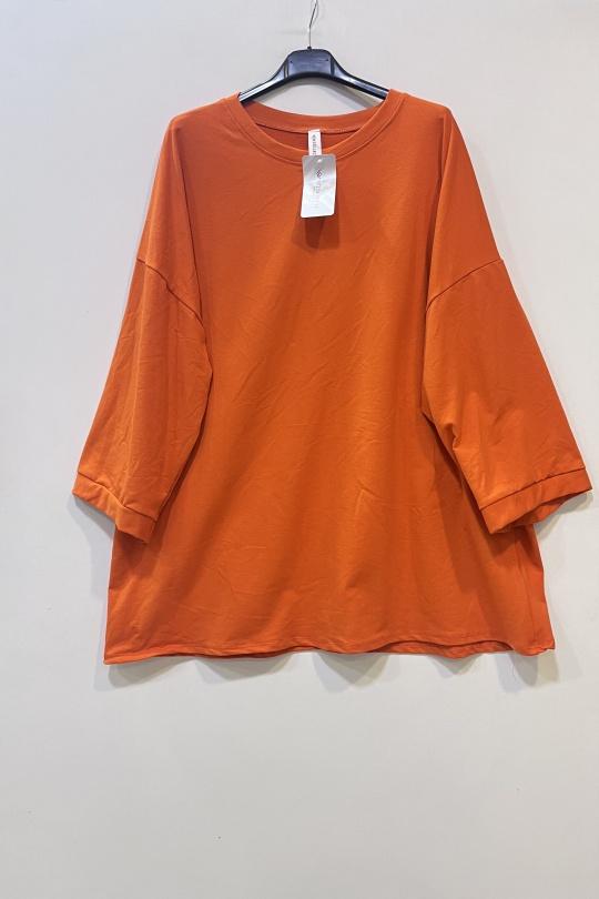 Tops Femme Orange CHEN MODE 9058 Efashion Paris