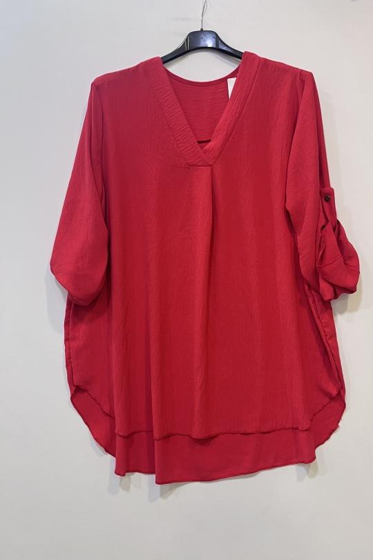 Blouses Femme Rouge CHEN MODE 488 Efashion Paris