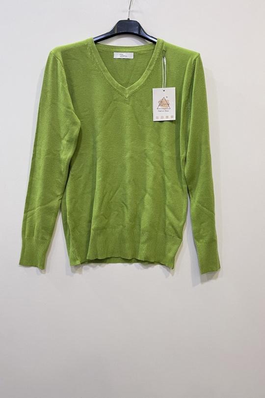 Top Donna Green apple CHEN MODE 2402 Efashion Paris
