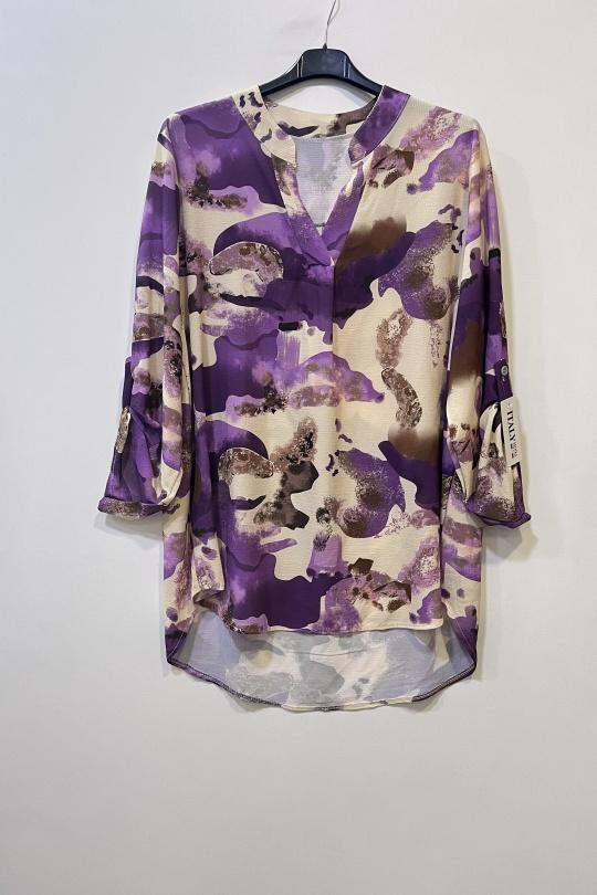 Blouses Femme Mauve CHEN MODE 61 Efashion Paris