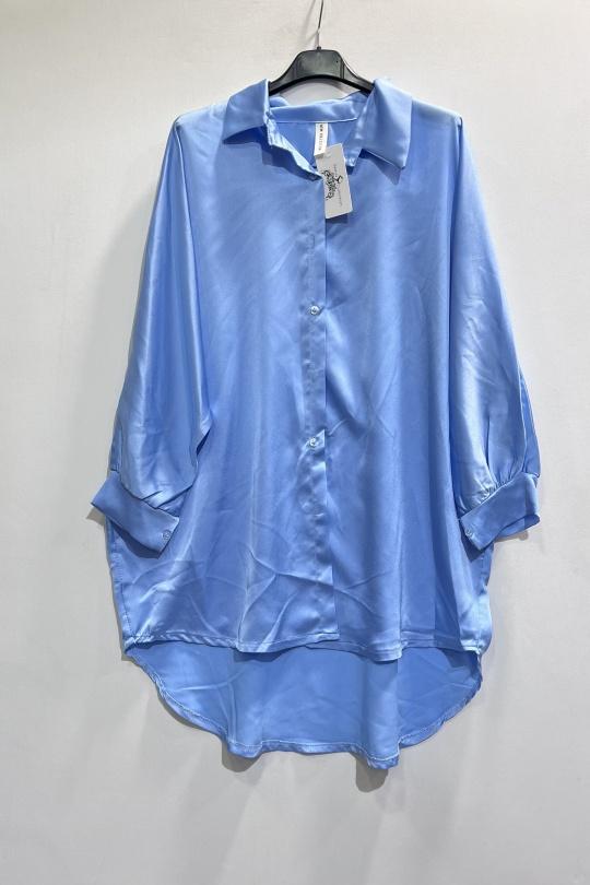 Shirts Women Marine blue CHEN MODE 80308-1 Efashion Paris