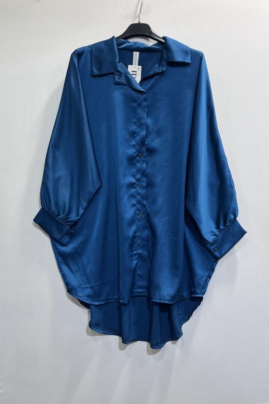 Shirts Women Marine blue CHEN MODE 80308-1 Efashion Paris