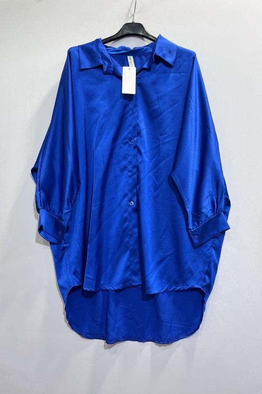 Shirts Women Marine blue CHEN MODE 80308-1 Efashion Paris