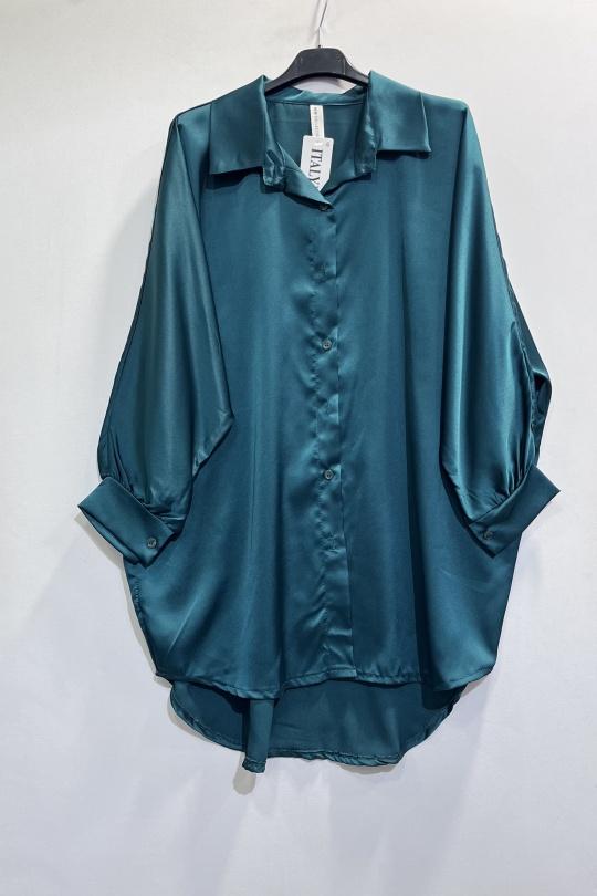 Shirts Women Marine blue CHEN MODE 80308-1 Efashion Paris