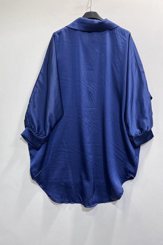 Shirts Women Marine blue CHEN MODE 80308-1 Efashion Paris