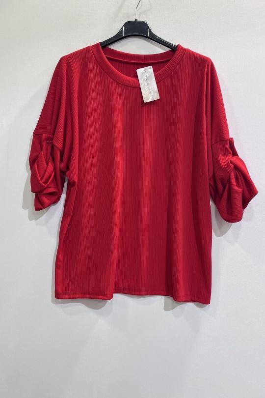Tops Femme Rouge CHEN MODE 538 Efashion Paris