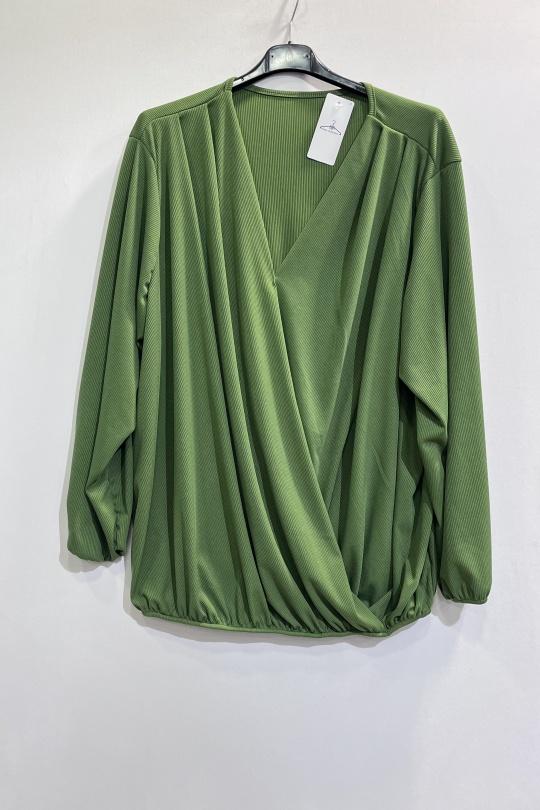 Top Donna Green CHEN MODE 150 Efashion Paris
