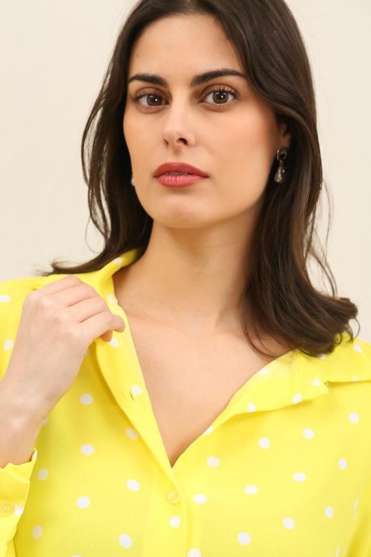 Shirts Women Beige CHEN MODE 80885 Efashion Paris