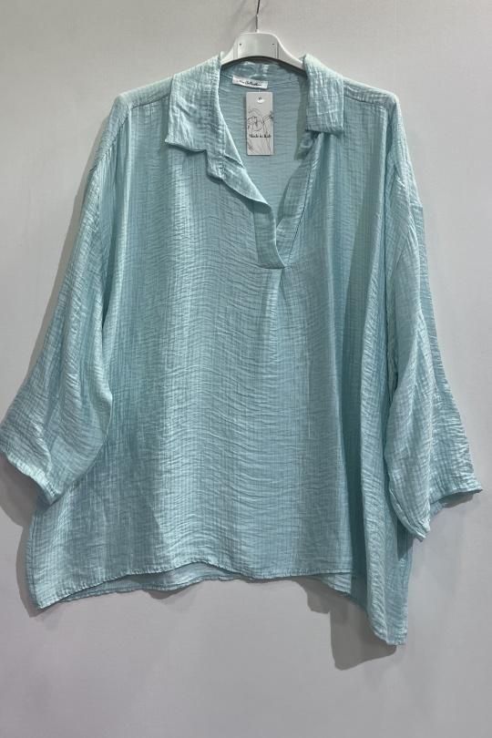 Blouses Women Khaki CHEN MODE 689 Efashion Paris