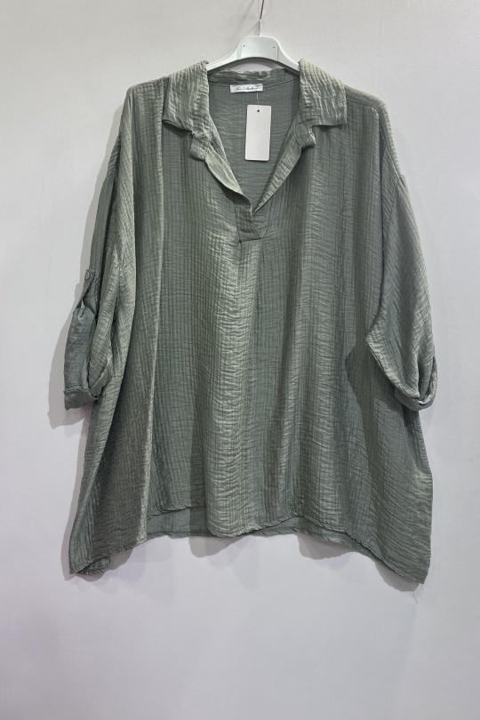 Blouses Women Khaki CHEN MODE 689 Efashion Paris