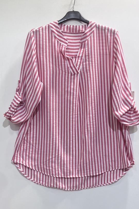 Blouses Femme Bleu ciel CHEN MODE 558 Efashion Paris