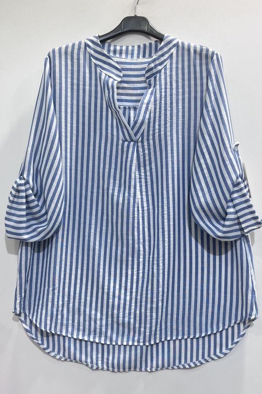 Blouses Femme Bleu ciel CHEN MODE 558 Efashion Paris