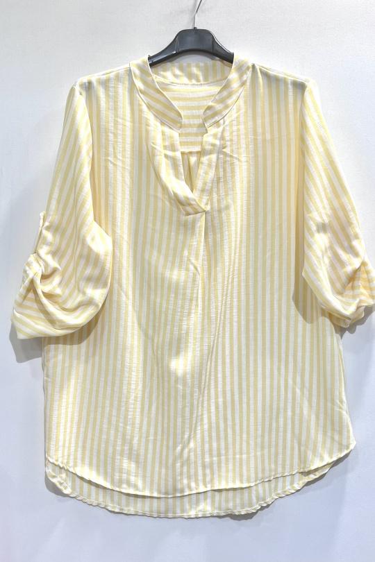 Blouses Femme Bleu ciel CHEN MODE 558 Efashion Paris