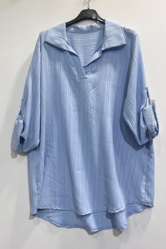 Blouses Femme Bleu ciel CHEN MODE 654 Efashion Paris