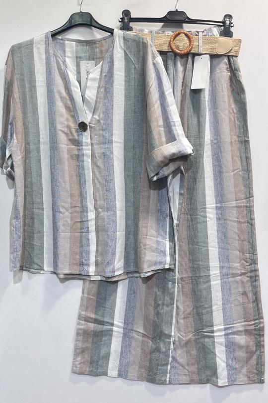 Conjuntos Mujer Sky blue CHEN MODE 6520 Efashion Paris