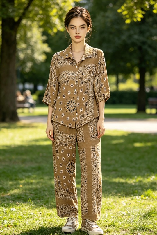 Chemises Femme Camel CHEN MODE 2552 Efashion Paris
