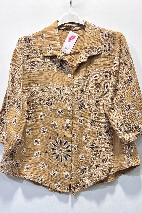 Chemises Femme Camel CHEN MODE 2552 Efashion Paris