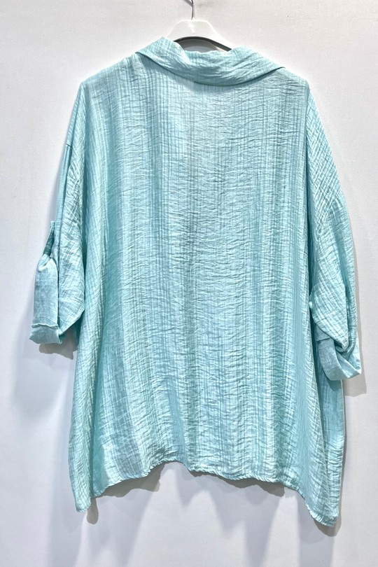 Blouses Femme Turquoise CHEN MODE 6868 Efashion Paris