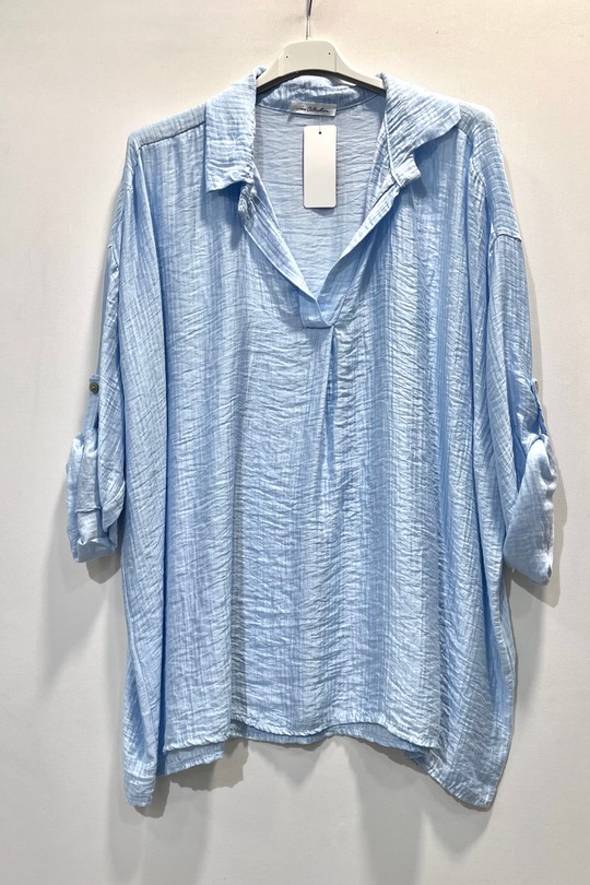 Blouses Femme Turquoise CHEN MODE 6868 Efashion Paris