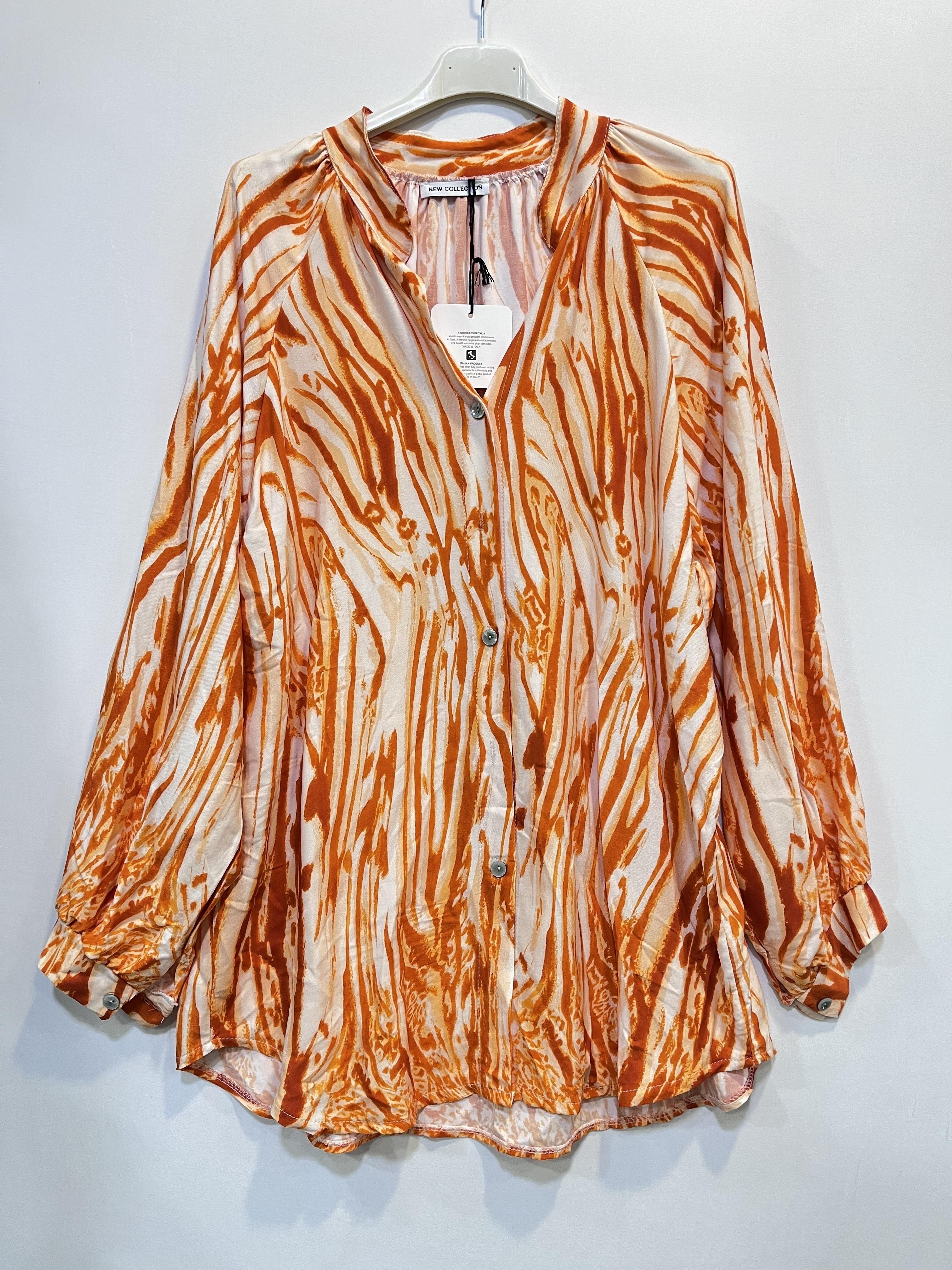 Chemises Femme Orange CHEN MODE 9765 #c Efashion Paris