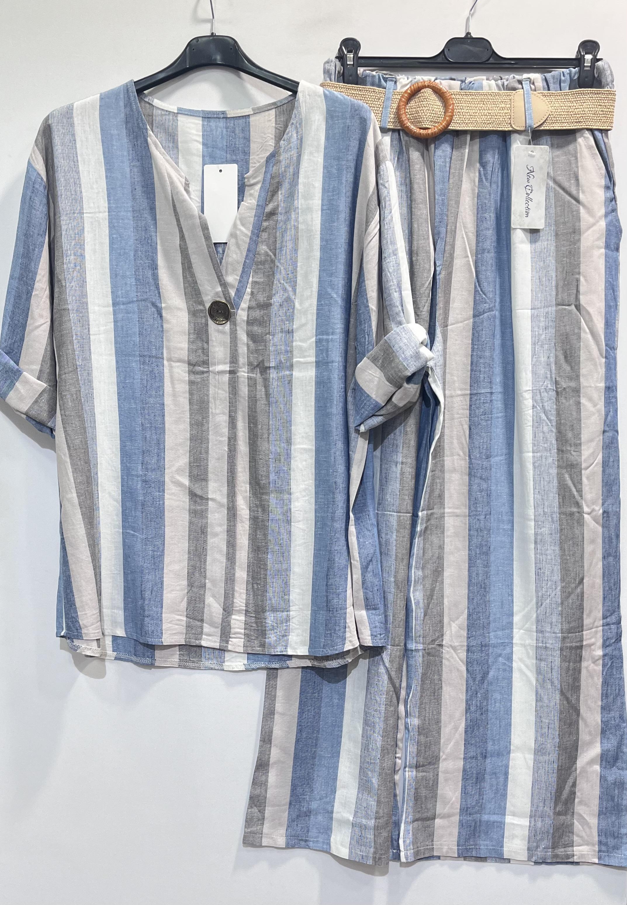 Conjuntos Mujer Sky blue CHEN MODE 6520 #c Efashion Paris