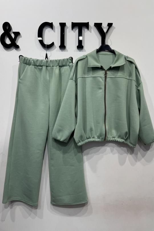 Ensembles Femme Vert d eau hk&city 181043 Efashion Paris