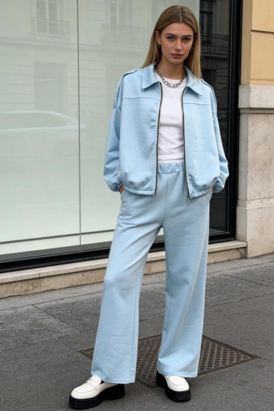 Ensembles Femme Vert d eau hk&city 181043 Efashion Paris