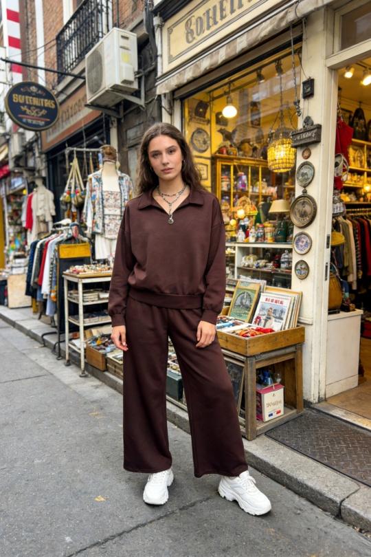 Ensembles Femme Beige hk&city 181045 Efashion Paris