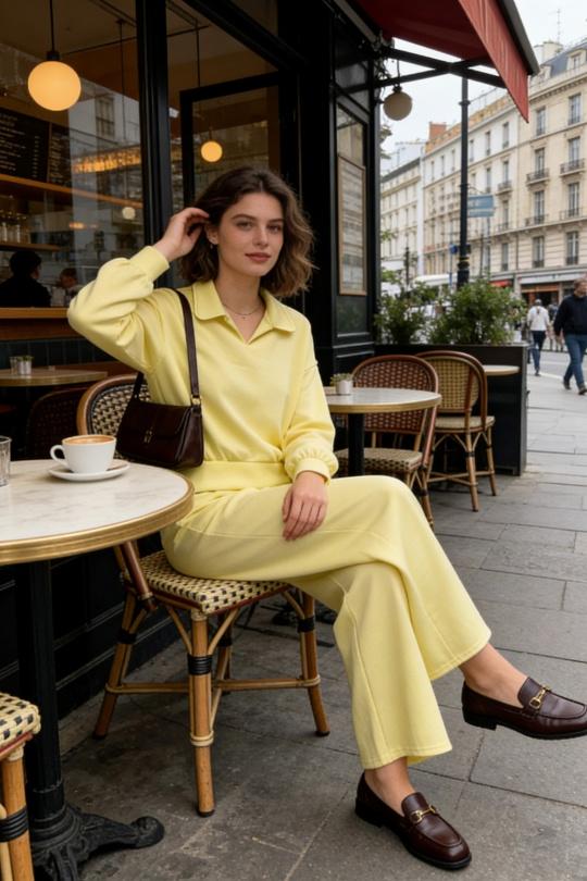 Ensembles Femme Beige hk&city 181045 Efashion Paris