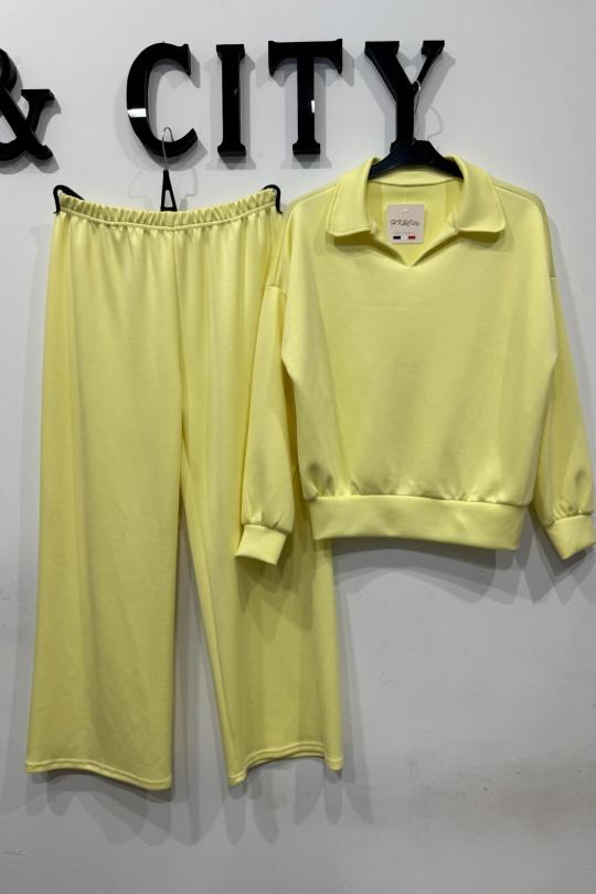 Ensembles Femme Beige hk&city 181045 Efashion Paris