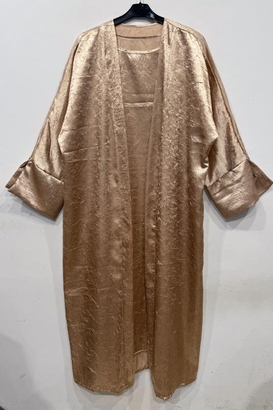 Abaya Femme Beige hk&city 18A1002/1028 Efashion Paris
