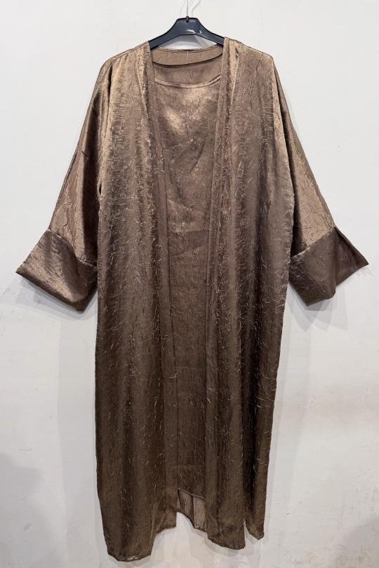 Abaya Femme Beige hk&city 18A1002/1028 Efashion Paris