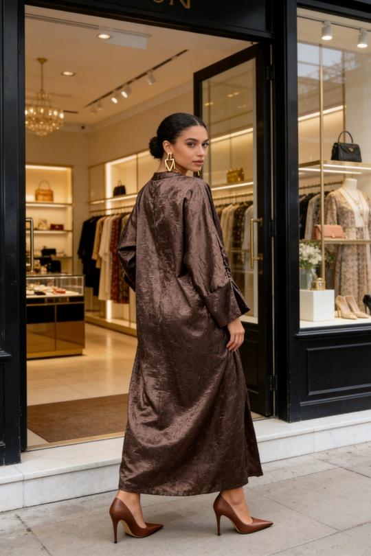 Abaya Femme Beige hk&city 18A1002/1028 Efashion Paris