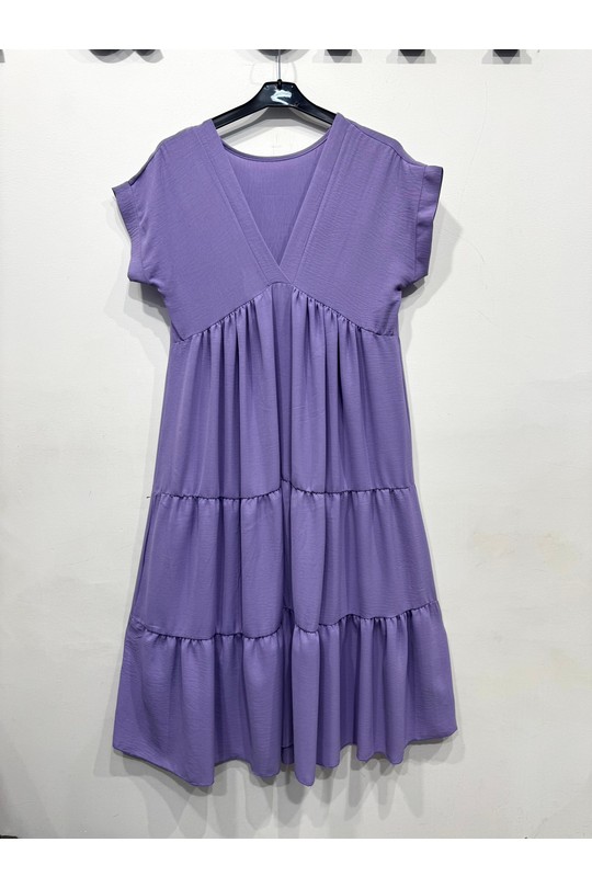 Robes mi-longues Femme Rose hk&city 18711 Efashion Paris