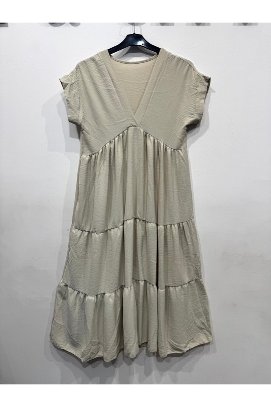 Robes mi-longues Femme Rose hk&city 18711 Efashion Paris