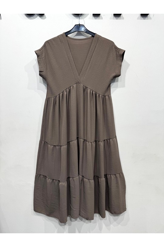 Robes mi-longues Femme Rose hk&city 18711 Efashion Paris