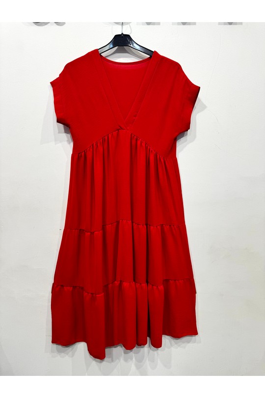 Robes mi-longues Femme Rose hk&city 18711 Efashion Paris