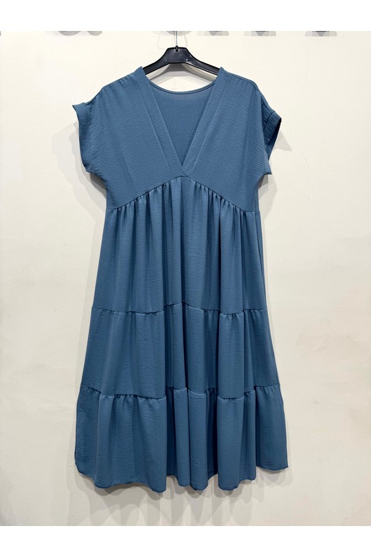 Robes mi-longues Femme Rose hk&city 18711 Efashion Paris