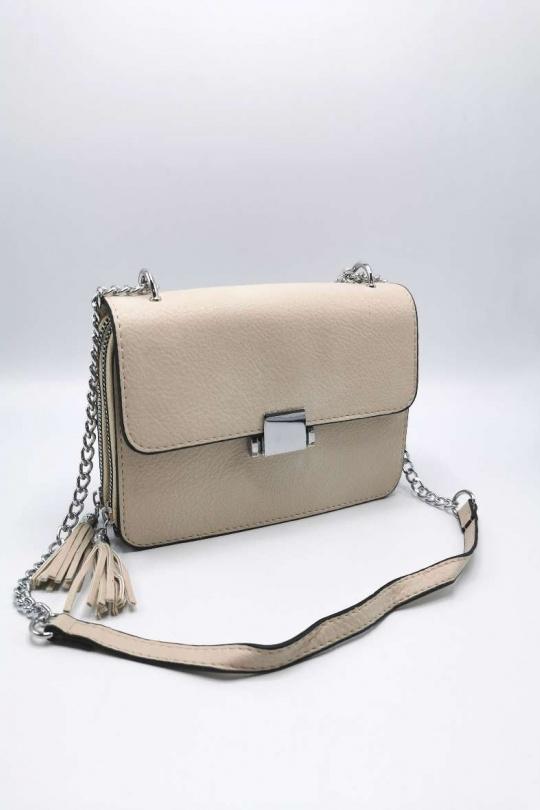 Sacs à bandoulière Maroquinerie Crème KL 7022 Efashion Paris