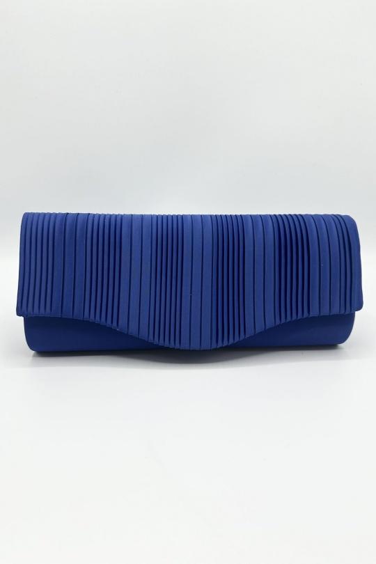 Pochettes Maroquinerie Bleu roi KL 1228 Efashion Paris