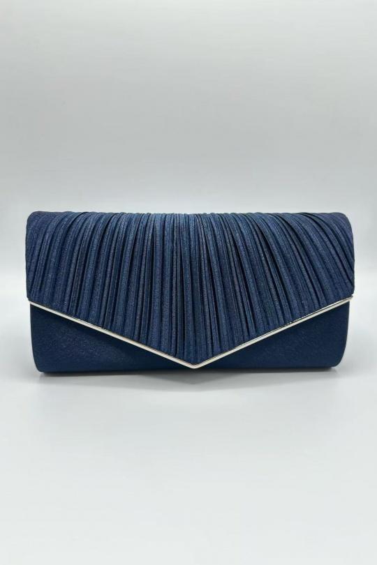 Clutch bags Bags Navy blue KL 3498 Efashion Paris