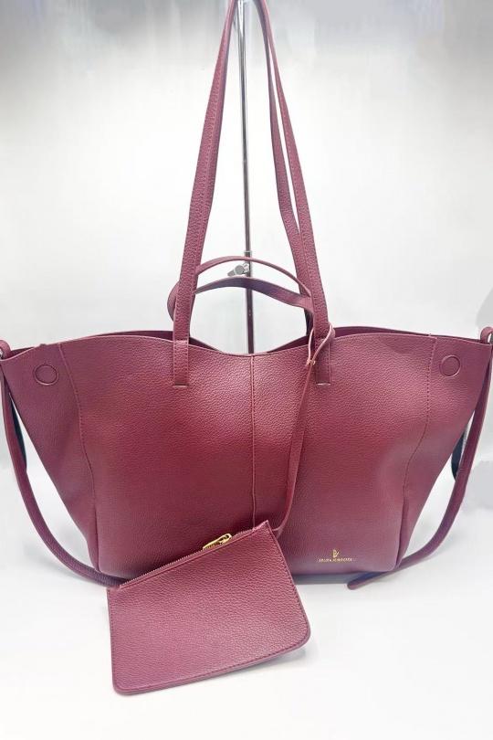 Shoppers Marroquinería Burgundy KL 5019 Efashion Paris