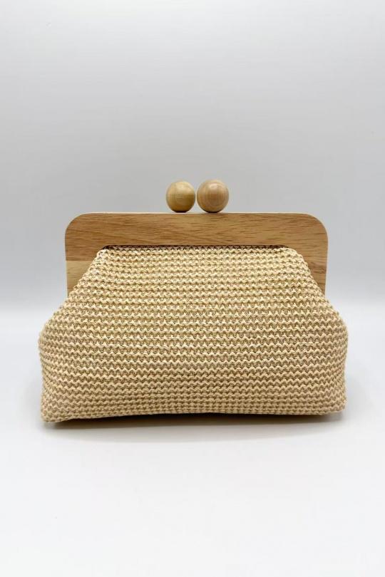 Sacs à bandoulière Maroquinerie Beige KL 2506 Efashion Paris